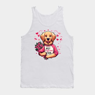 Best Boyfriend Golden Retriever Tank Top